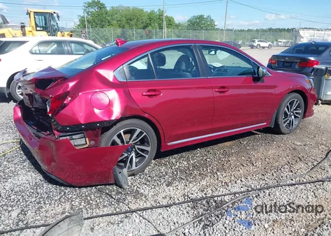2018 Subaru Legacy 2.5I Sport из США, поврежденный, VIN 4S3BNAR66J3041210